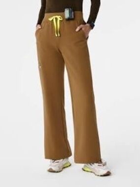 Figs Earth High Waisted Isabel Wide Leg Scrub